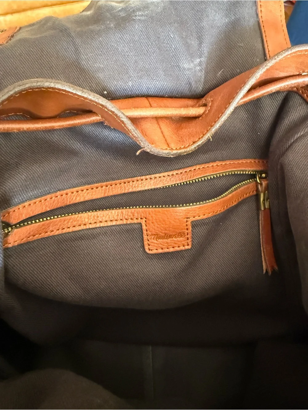 Madewell Transport Rucksack - Brown Leather
